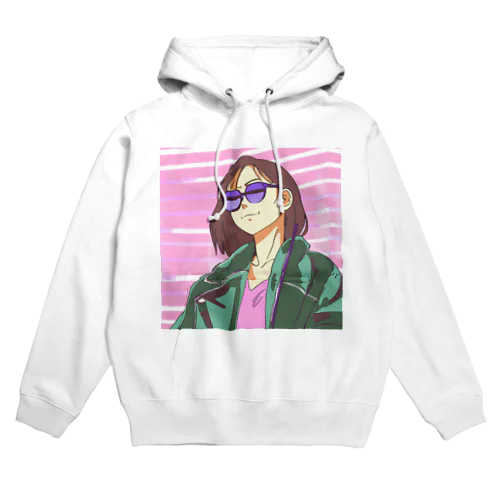 グラサン女子 Hoodie