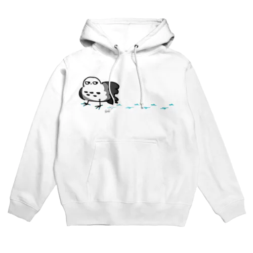 足にペンキついてるフクエナガ Hoodie