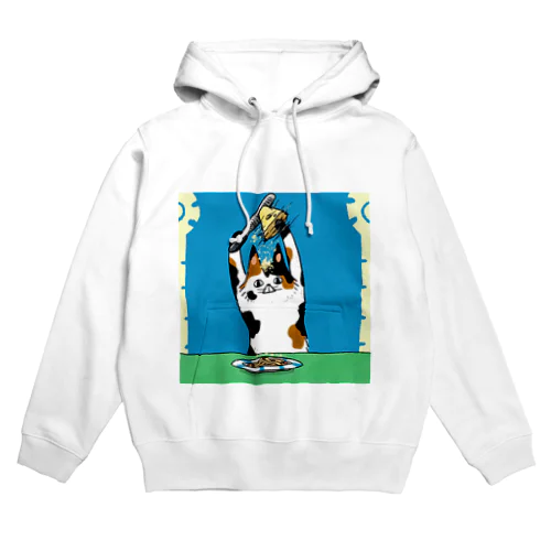 チーズ削り猫 Hoodie