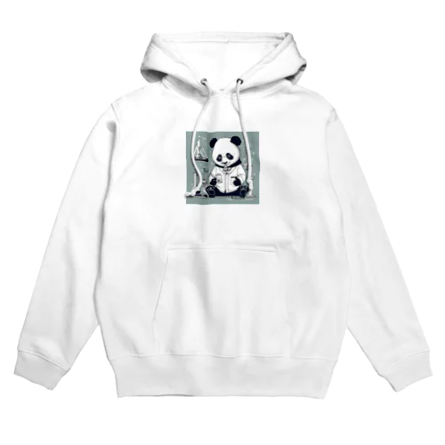 派遣パンダ(科学者ver.) Hoodie