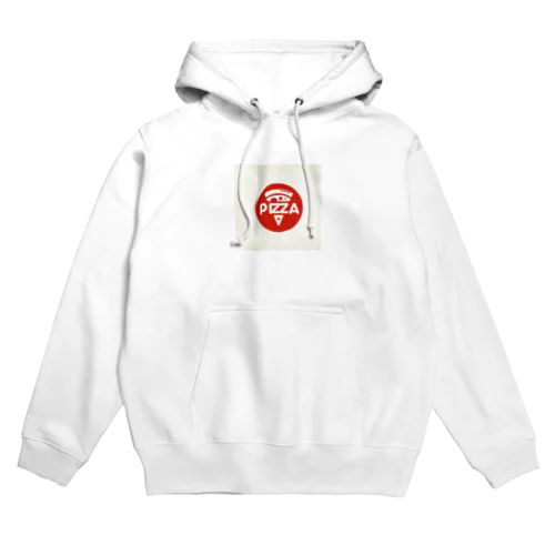 シンプルなPIZZAロゴ入りデザイン Hoodie