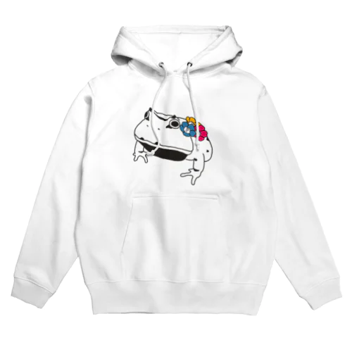 アマゾンツノガエル_花 Hoodie