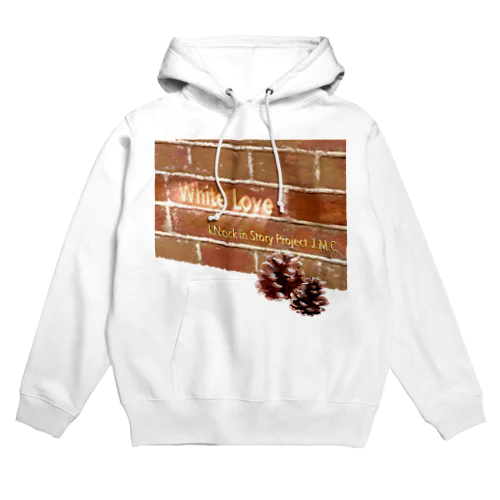 White Love Hoodie