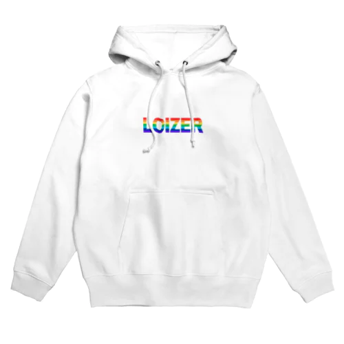 LOIZER Rainbow logo パーカー