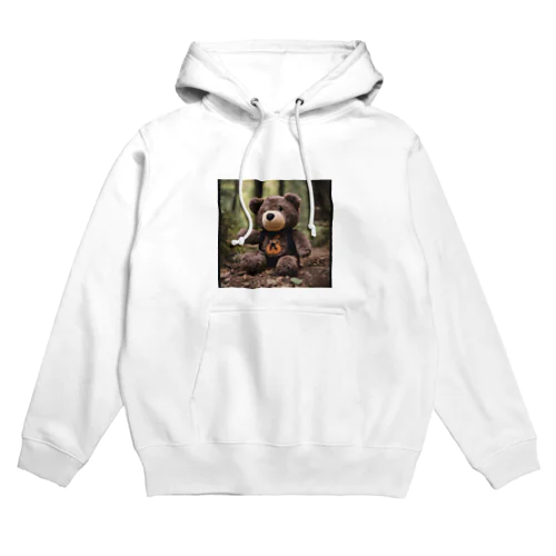 どこかおかしいくまのぬいぐるみ Hoodie