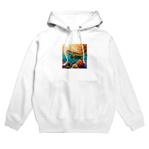 ウミガメ Hoodie