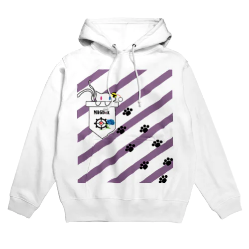 magboxシリーズ　白猫又ポッケ Hoodie