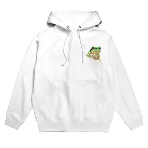 色鉛筆画　『アマガエル』 Hoodie