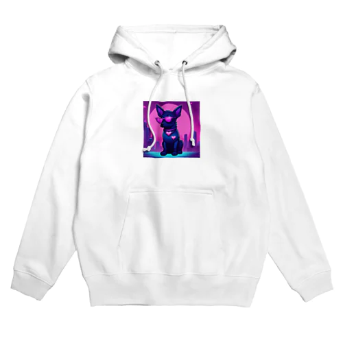 ファッションドッグ・ピンク Hoodie