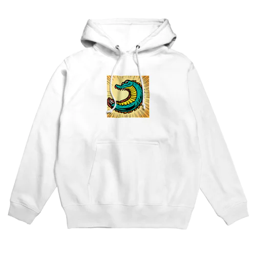 可愛いワニ Hoodie