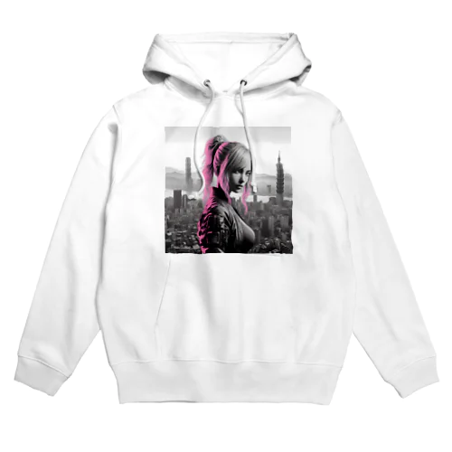 Cyberpunk_001　Taiwan girl Hoodie