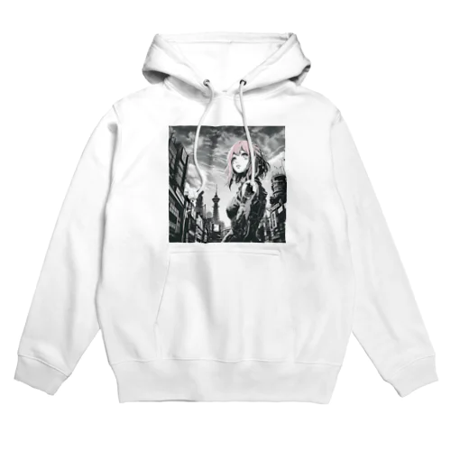 Cyberpunk_002 Osaka girl Hoodie