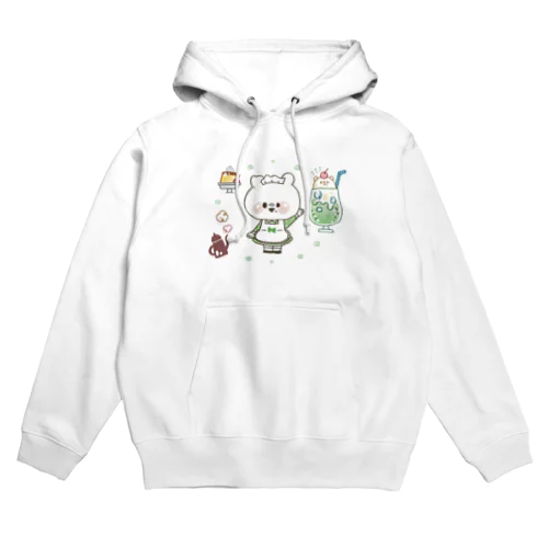 お喫茶しろくまななみん Hoodie