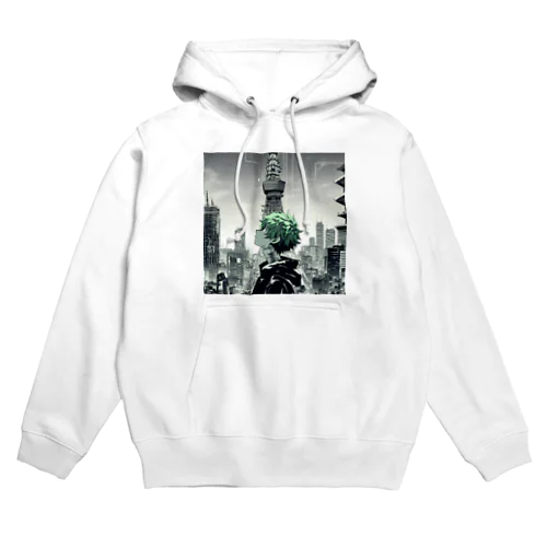 Cyberpunk_003 Tokyo boy 001 Hoodie