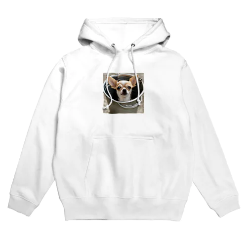 バケツに入ったチワワ Hoodie