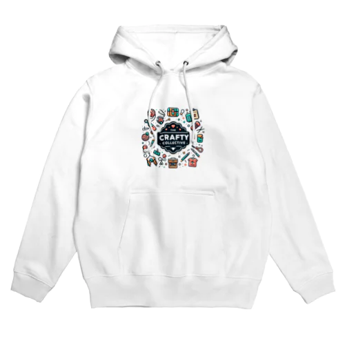 The Crafty Collective のロゴマーク Hoodie