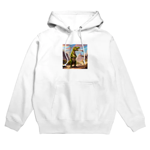 古代の巨大生物たち Hoodie