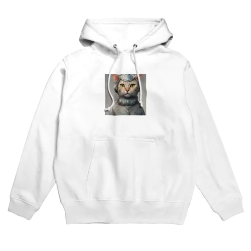 見つめる貴族ネコ Hoodie