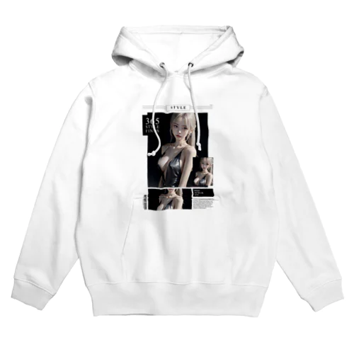 美女 図鑑（レザードレス） Hoodie