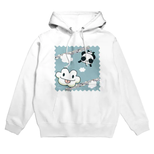 ズレぱんだちゃんとくもちゃん Hoodie