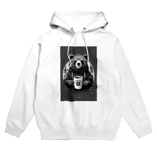 くまのマグカップを持つ熊くん Hoodie