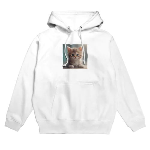 可愛い仔猫のイラストグッズ Hoodie