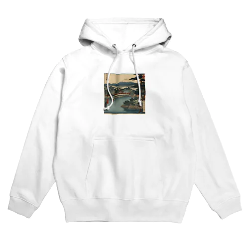 富士山の浮世絵風グッズ Hoodie