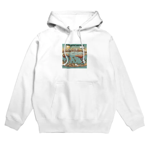 stop　地球温暖化 Hoodie