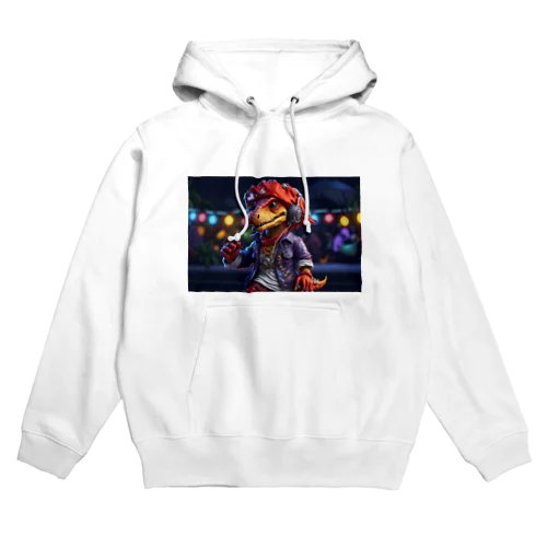 フェス好き恐竜 Hoodie