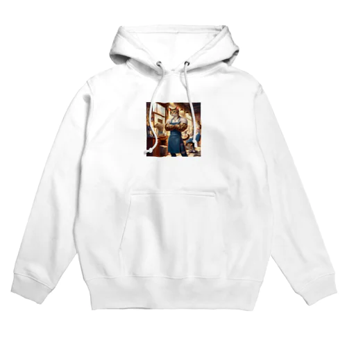 カリスマ美容師マッチョにゃん Hoodie