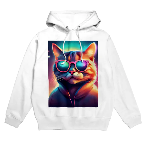 サングラスをしている猫 Hoodie