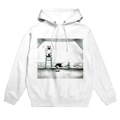 シャム猫娘 シングル「リボとリール」ジャケットイラストグッズ Hoodie