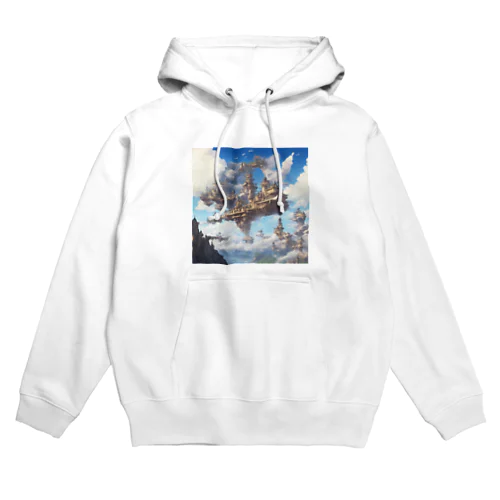 空に浮かぶ島のファンタジーグッズ Hoodie