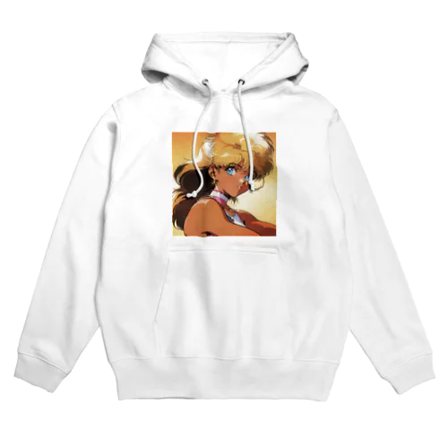 1980s ロングヘアーギャル Hoodie