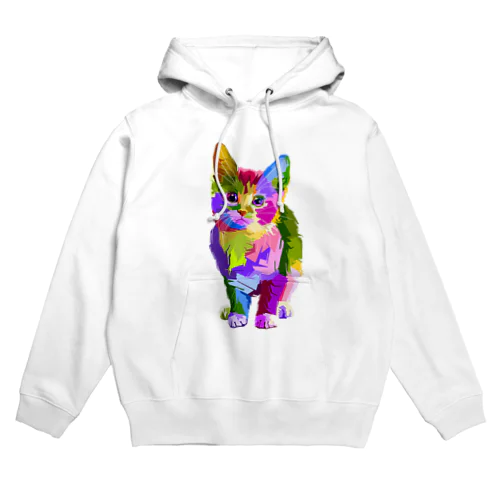 猫のイラストグッズ Hoodie