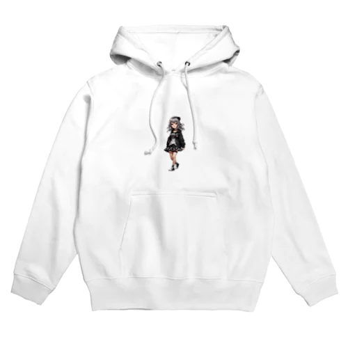 ちびキャラ少女（Silver hair） Hoodie