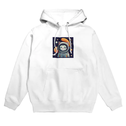 願いを叶えるねこ　宇宙版 Hoodie