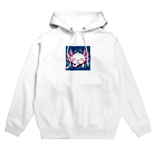 静かに！ウーパールーパー Hoodie