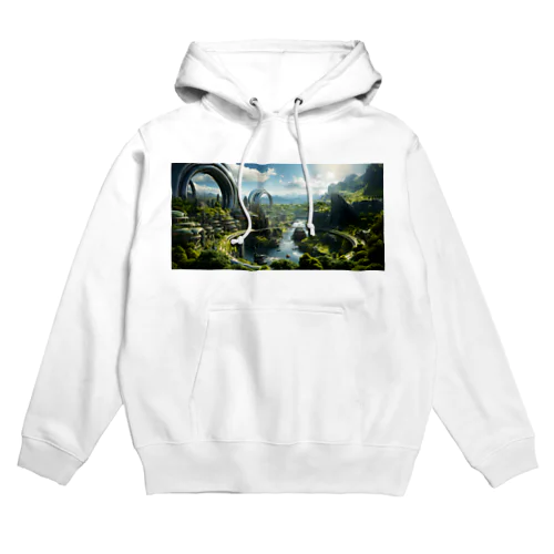 未来都市 渓谷 Hoodie