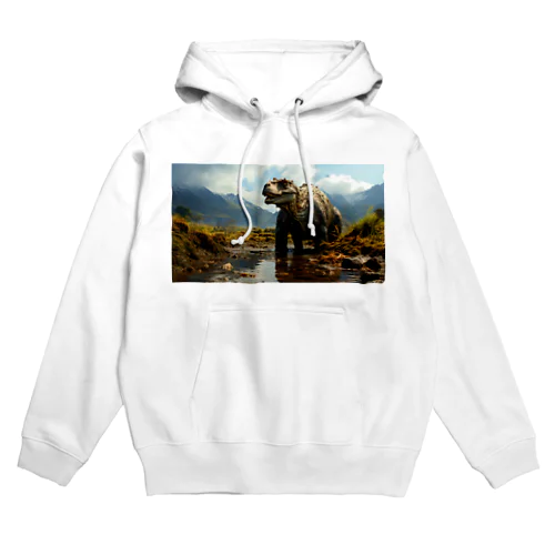 恐竜 水辺の Hoodie