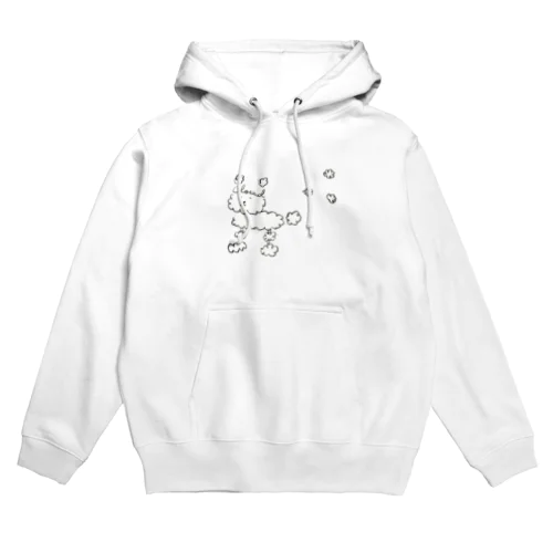 ふわふわ　雲犬 Hoodie