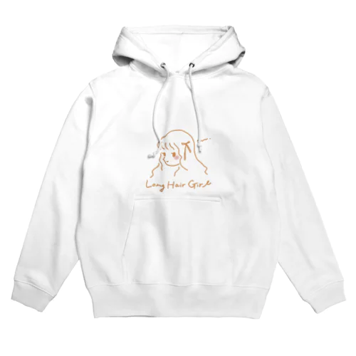 long hair girl Hoodie