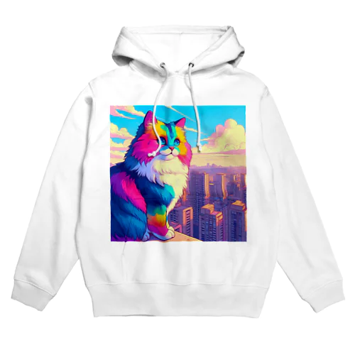 屋上のネコ Hoodie