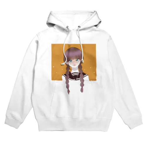 三つ編みのあの子 Hoodie