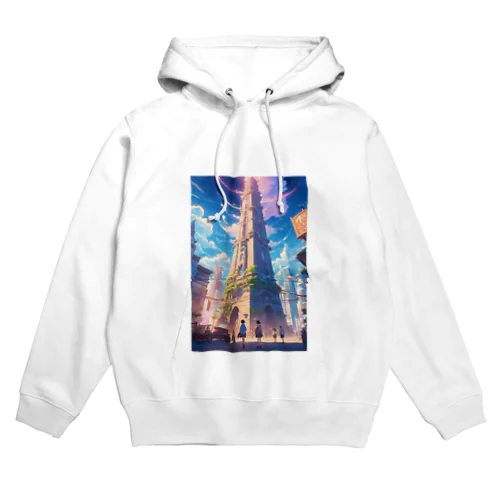 空高くそびえ立つ塔 Hoodie