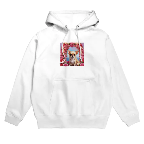 王室の秘密とチワワと薔薇 Hoodie