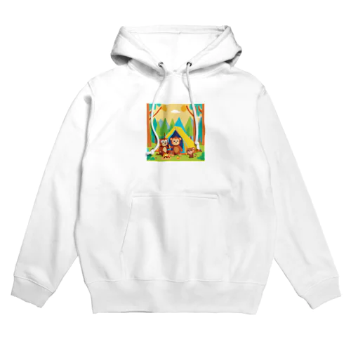 森のキャンパー Hoodie