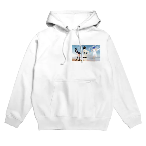 三人娘のグッズ Hoodie