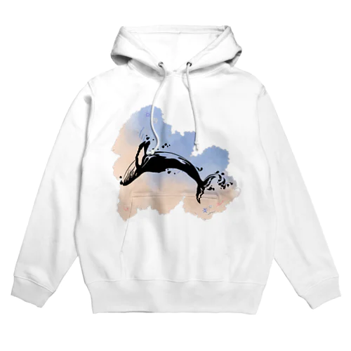 クジラ宙返り Hoodie