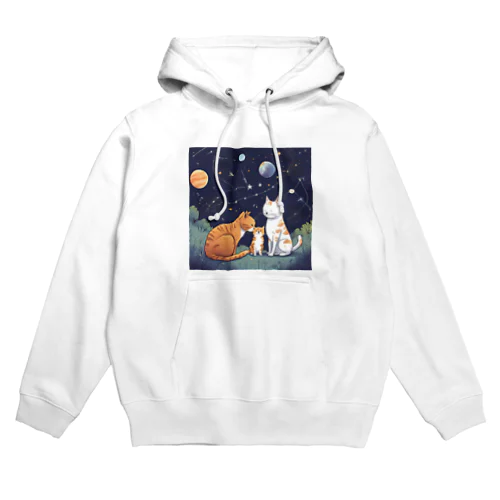 にゃんこかぞく Hoodie